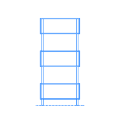 Furniture Bookcases Chicago 3 Box Vinyl Svg File, Free Vectors File